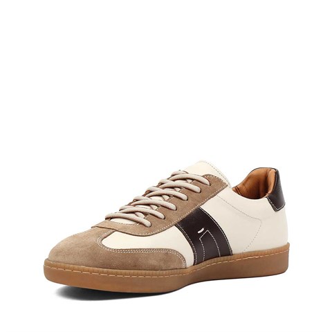 Erkek Taba Bağcıklı Süet Deri Sneaker