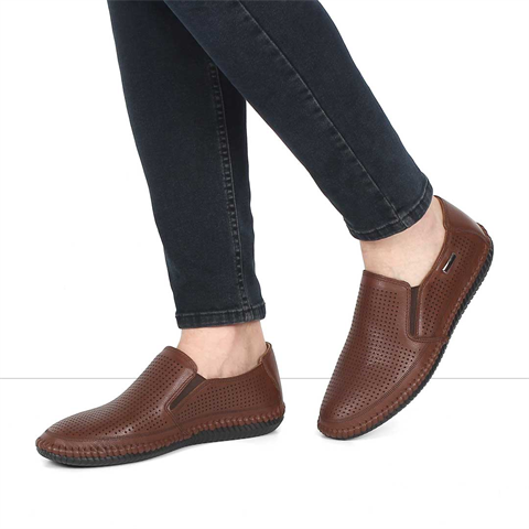 Erkek Taba Deri Ayakkabı