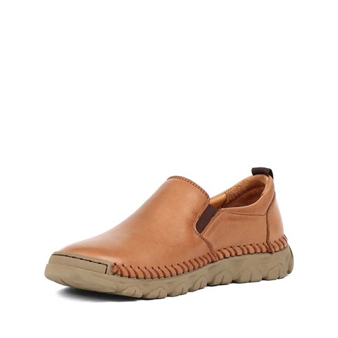 Erkek Taba Deri Günlük Ayakkabı