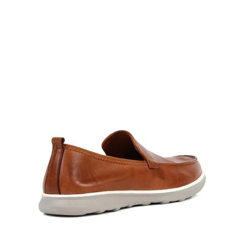 Erkek Taba Deri Loafer