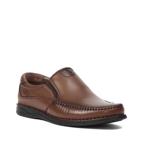 Erkek Taba Deri Loafer