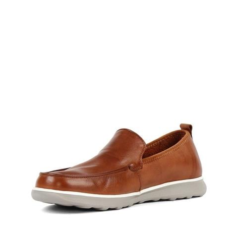 Erkek Taba Deri Loafer