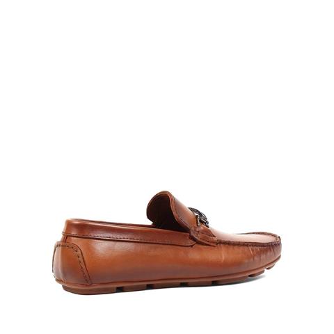 Erkek Taba Deri Loafer