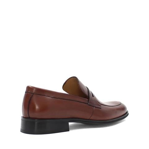 Erkek Taba Deri Loafer