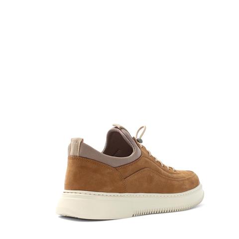 Erkek Taba Kalın Tabanlı Nubuk Deri Sneaker