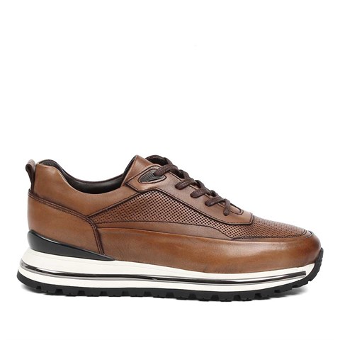 Erkek Taba Kalın Tabanlı Sneaker