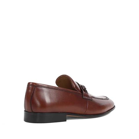 Erkek Taba Kösele Deri Loafer