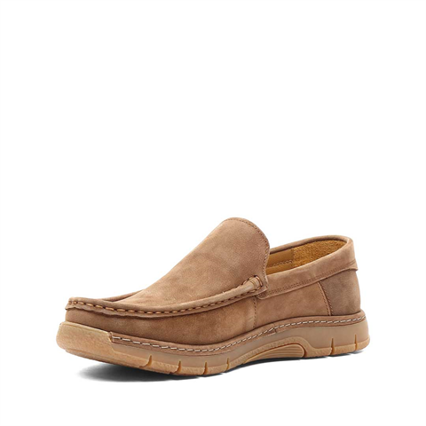 Erkek Taba Nubuk Deri Loafer