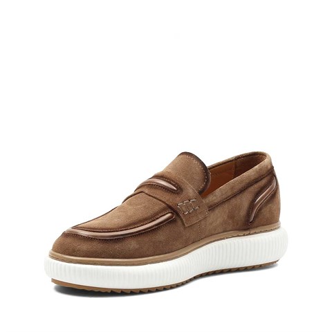 Erkek Taba Süet Deri Ayakkabı