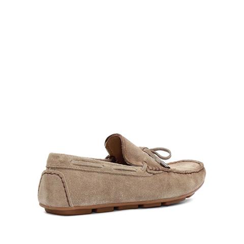 Erkek Vizon Bağcıklı Süet Deri Günlük Ayakkabı