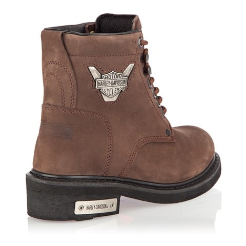 Harley Davidson Gibson Kadın Kahverengi Nubuk Deri Bot