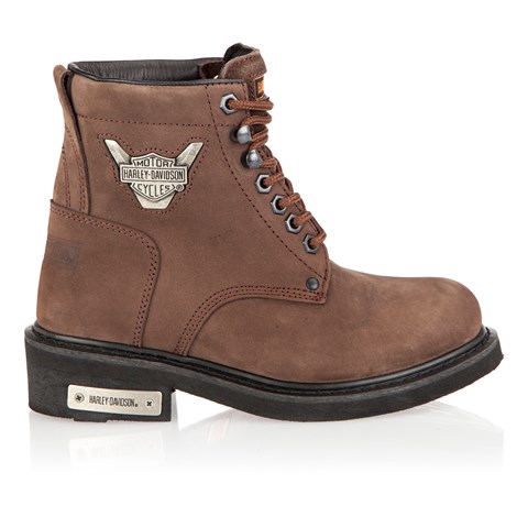 Harley Davidson Gibson Kadın Kahverengi Nubuk Deri Bot