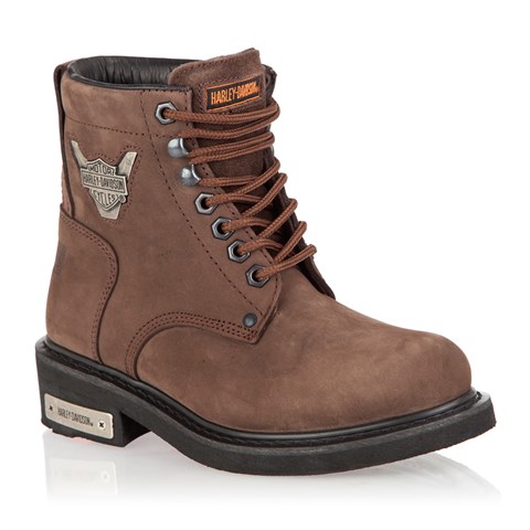 Harley Davidson Gibson Kadın Kahverengi Nubuk Deri Bot