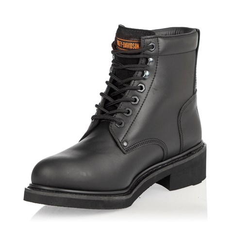 Harley Davidson Gibson Kadın Siyah Deri Bot