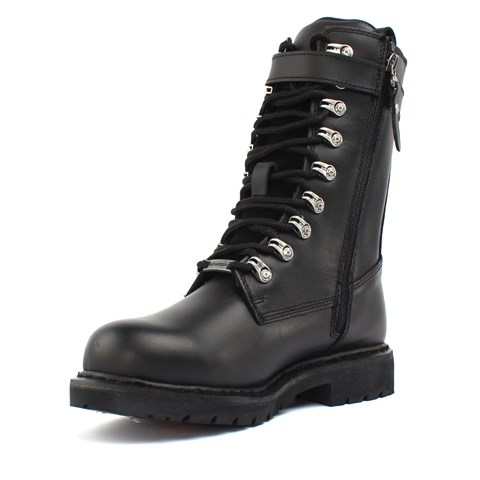 Harley Davidson Gladis Kadın Siyah Deri Bot