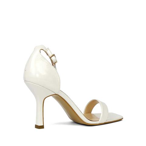 Kadın Bej İnce Topuklu Rugan Deri Klasik Ayakkabı