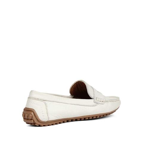 Kadın Bej Nubuk Deri Loafer