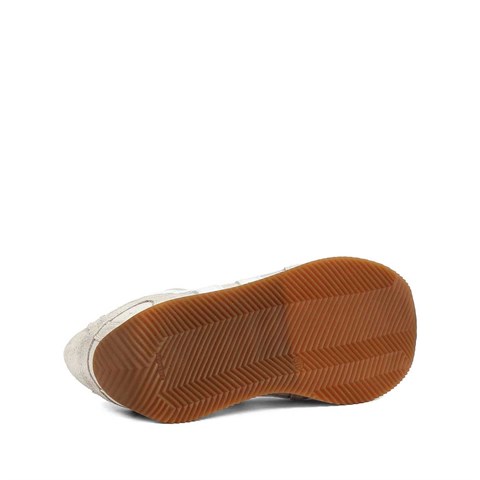 Kadın Bej Süet Deri Sneaker