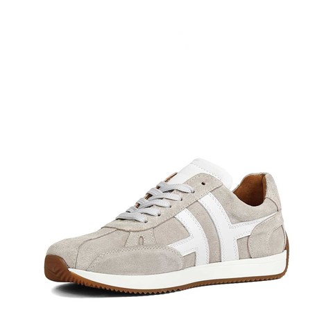 Kadın Bej Süet Deri Sneaker