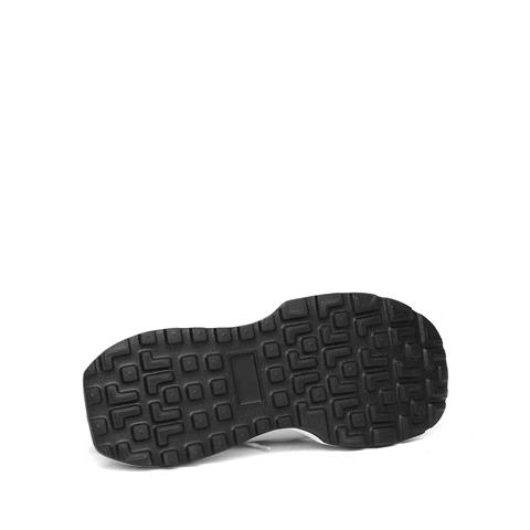 Kadın Beyaz Bağcıklı Kalın Tabanlı Süet Deri Sneaker