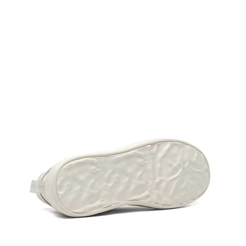 Kadın Beyaz Kalın Tabanlı Deri Sneaker