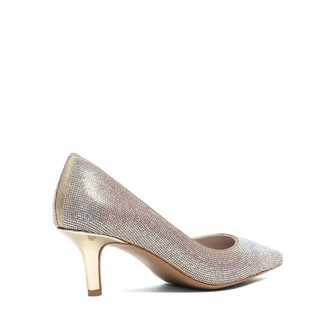 Kadın Dore Taşlı İnce Topuklu Stiletto