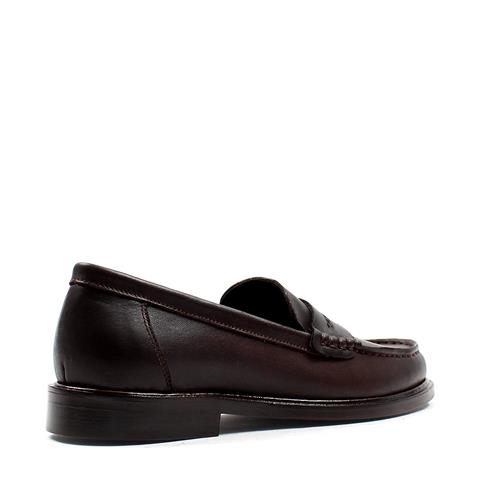 Kadın Kahverengi Deri Loafer