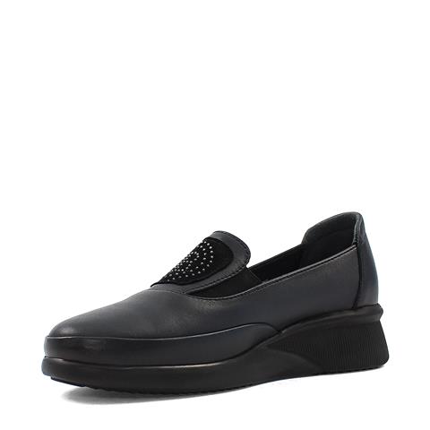 Kadın Lacivert Dolgu Topuklu Deri Ayakkabı