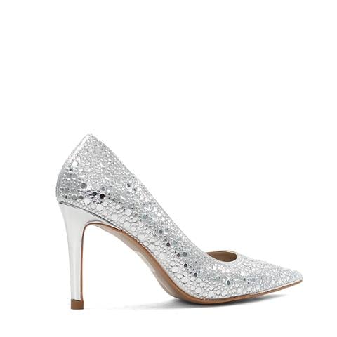 Kadın Lame Parlak İnce Topuklu Stiletto