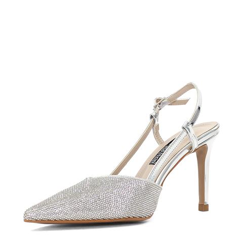 Kadın Lame Taşlı İnce Topuklu Abiye Ayakkabı