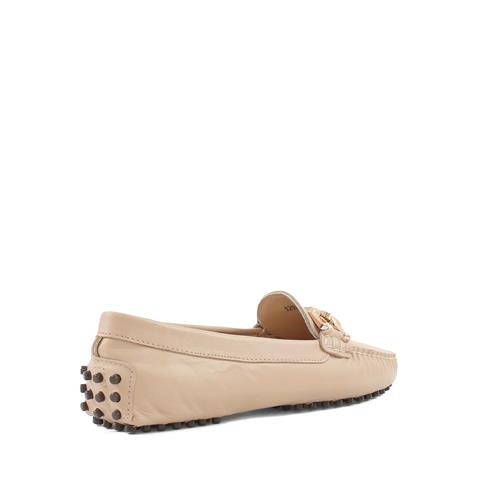 Kadın Pudra Tokalı Deri Babet