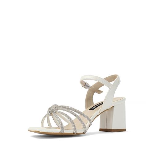 Kadın Sedef Taşlı Kalın Topuklu Abiye Ayakkabı