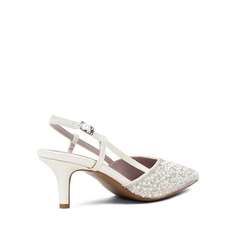 Kadın Sedef Arkası Açık İnce Topuklu Abiye Ayakkabı