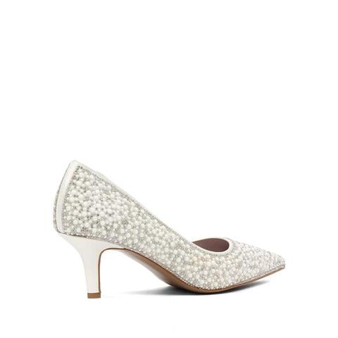 Kadın Sedef Taşlı İnce Topuklu Stiletto