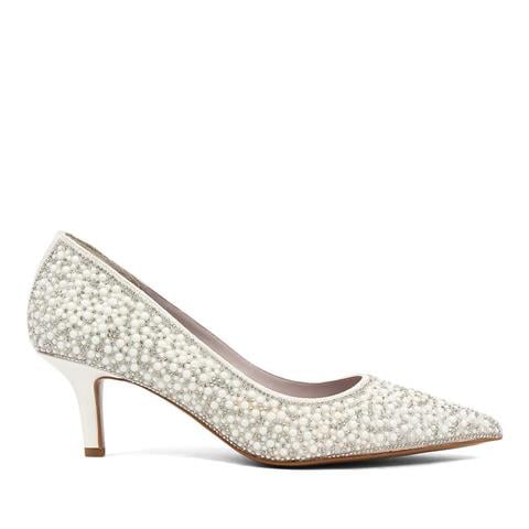 Kadın Sedef Taşlı İnce Topuklu Stiletto