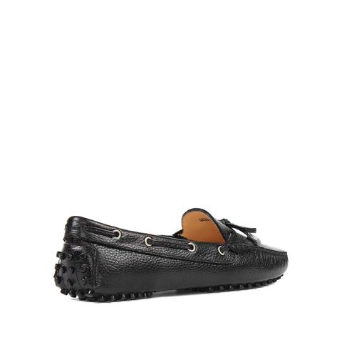 Kadın Siyah Bağcıklı Deri Ayakkabı