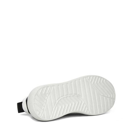 Kadın Siyah Bağcıklı Kalın Tabanlı Deri Sneaker