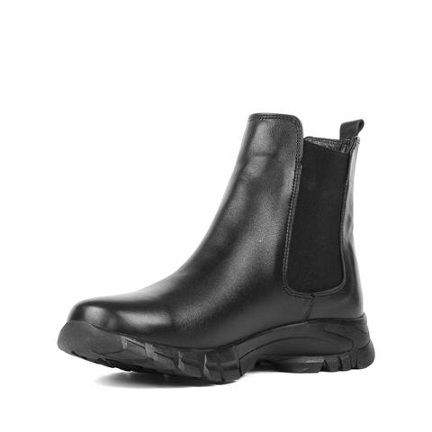 Kadın Siyah Deri Chelsea Bot