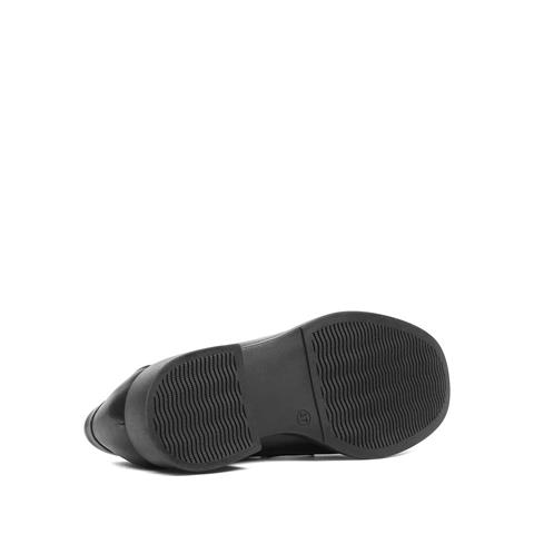 Kadın Siyah Deri Loafer