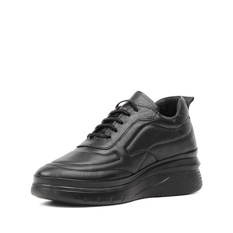 Kadın Siyah Dolgu Topuklu Deri Ayakkabı