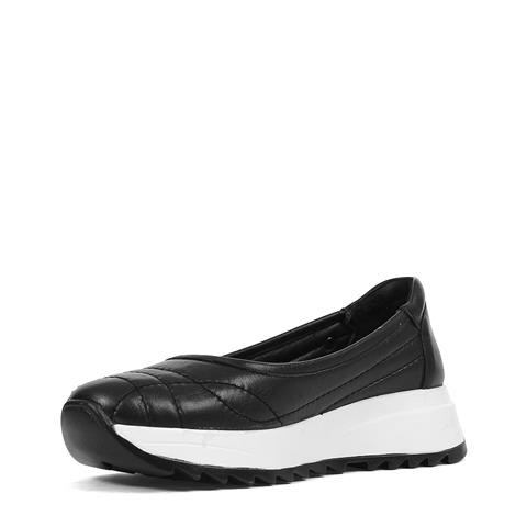 Kadın Siyah Dolgu Topuklu Deri Ayakkabı