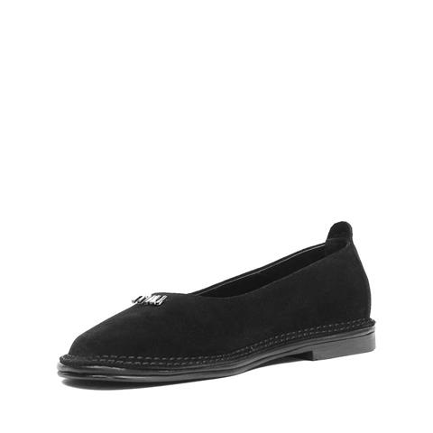 Kadın Siyah Süet Deri Ayakkabı