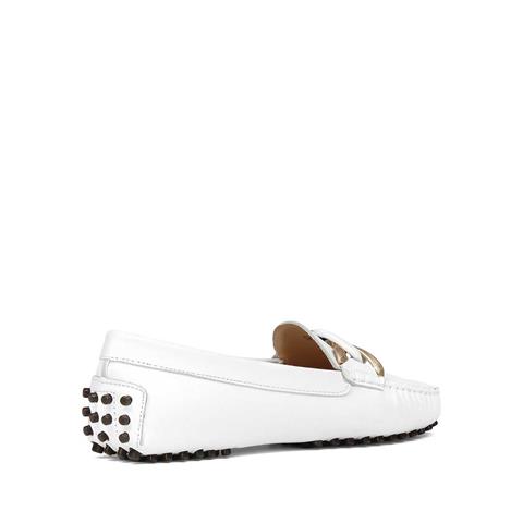 Kadın Siyah Tokalı Deri Babet