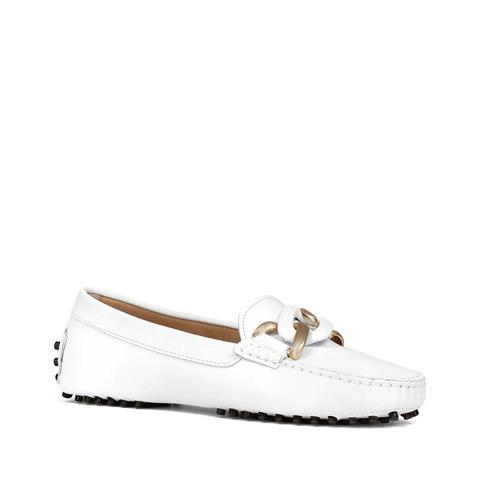 Kadın Siyah Tokalı Deri Babet