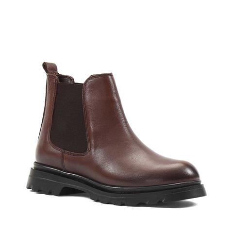 Kadın Taba Deri Chelsea Bot