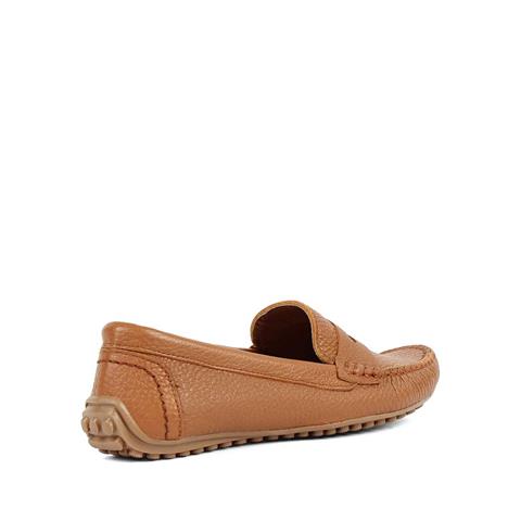 Kadın Taba Deri Loafer