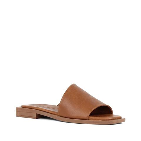 Kadın Taba Deri Terlik