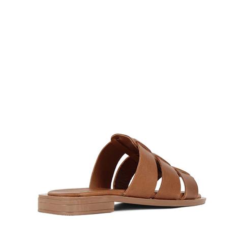 Kadın Taba Deri Terlik