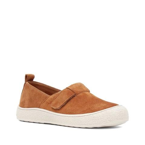 Kadın Taba Kalın Tabanlı Süet Deri Ayakkabı