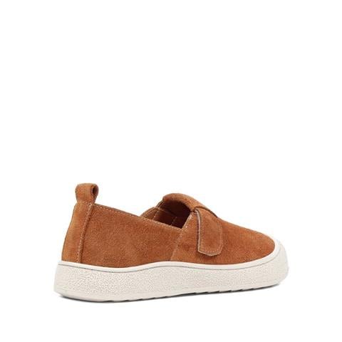 Kadın Taba Kalın Tabanlı Süet Deri Ayakkabı